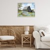 Stupell Industries Blue Floral Country Garden Black Framed Giclee Art - 2 of 4