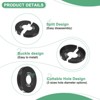 Unique Bargains Wall Split Flange Self-Adhesive Durable Cuttable Hole Design Faucet Escutcheons 2 Packs - 2 of 4