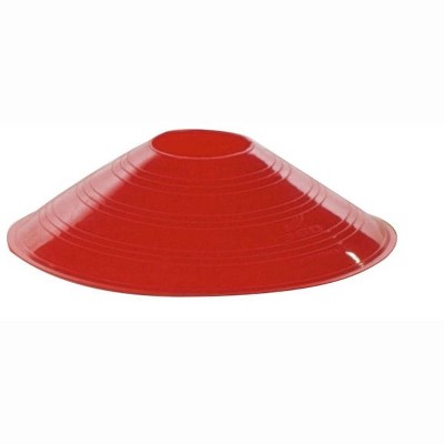 360 Athletics Saucer Cone Marker 7" Durable Stackable Agility Cones – Flexible Ribbed Plastic