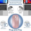Evo Bytes Rechargeable Silent Mouse with Jiggler Mode - 3 of 4