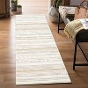 Acekool Washable Boho Area Rug, Soft Low Pile, Foldable, Stain Resistant, Non Slip TPR Back, Grey Blue Natural, Multiple Sizes - 2 of 4