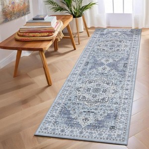 Carpet, decorative carpet, vintage distressed indoor carpet, easy to clean, used for living rooms - 1 of 4