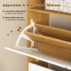 TIRAMISUBEST Shoe Storage Cabinet with 4 Flip Drawers and Open Compartment - Freestanding Shoe Rack Organizer with Wooden Handles for Entryway - 4 of 4