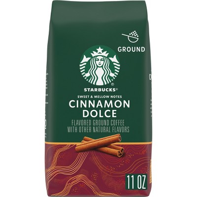 Starbucks Light Roast Ground Coffee&#8212;Cinnamon Dolce Flavored Coffee&#8212;Naturally Flavored&#8212;100% Arabica 1 bag (11 oz)