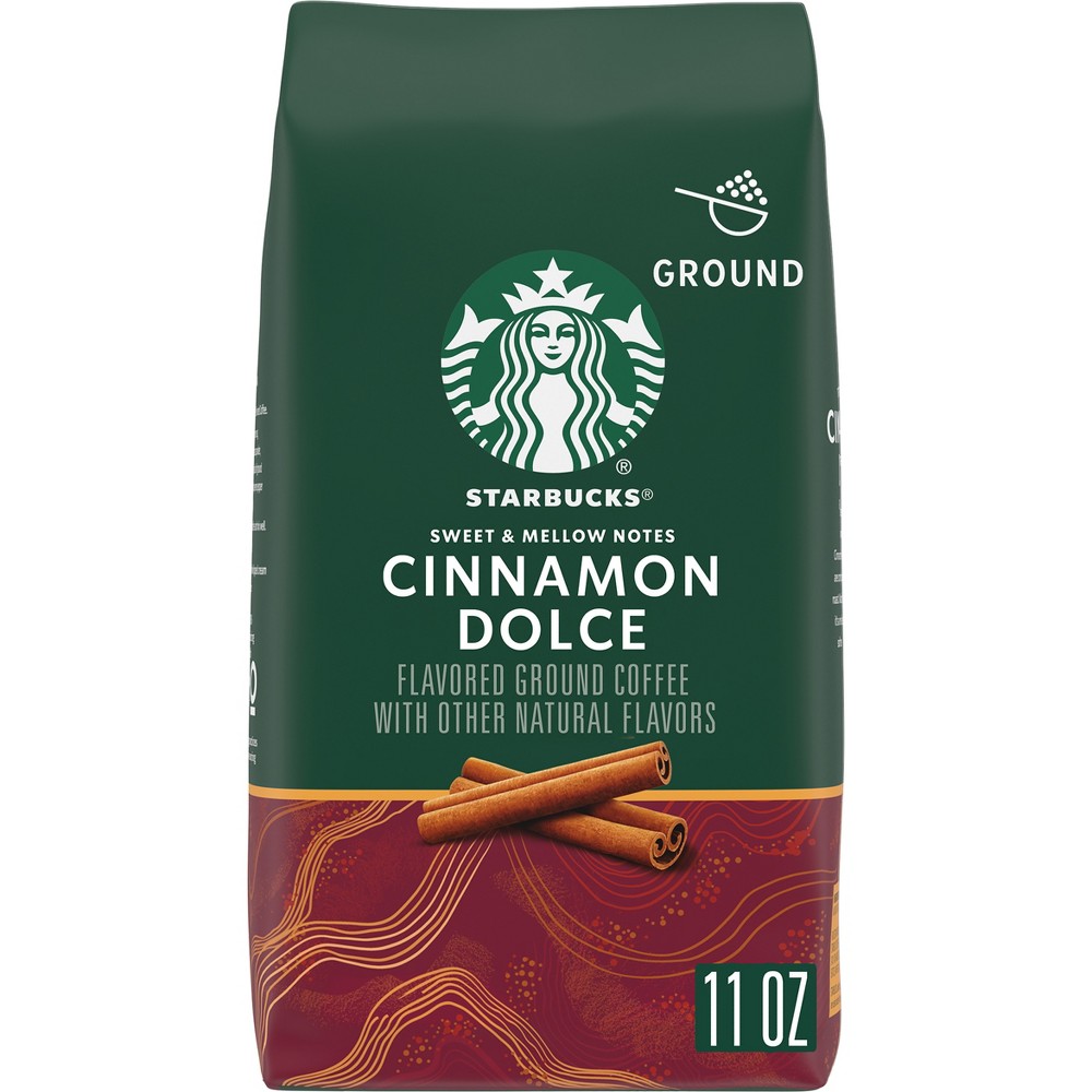 Photos - Coffee Starbucks Light Roast Ground —Cinnamon Dolce Flavored —Natural 