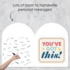 Big Dot of Happiness Good Luck - Encouragement Giant Greeting Card - Big Shaped Jumborific Card - 16.5 x 22 inches - 3 of 4