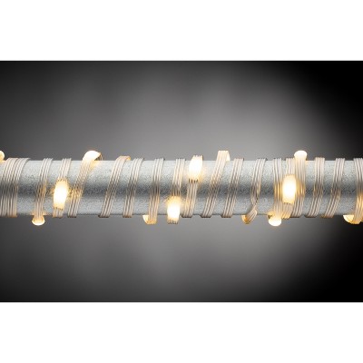 Everlasting Glow 50-ft L Warm White Micro LED Silver String