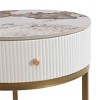 NicBex Modern 31.5" Round Coffee Table with Storage Drawers for Living Room and Office - 4 of 4