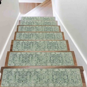 BAGOKIE 15 Pack 8"x30" Non-Slip Stair Treads for Wooden Steps - 1 of 4