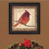 "Male Cardinal" by Artisan John Jones, Ready to Hang Framed Print, Black Frame - 4 of 4