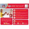 Baby Fanatic Wood Rattle 2 Pack - NFL Kansas City Chiefs Baby Toy Set - image 3 of 4