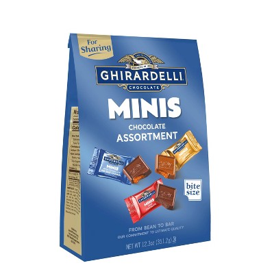Ghirardelli Minis Assorted Chocolate Squares XL Bag - 12.3oz