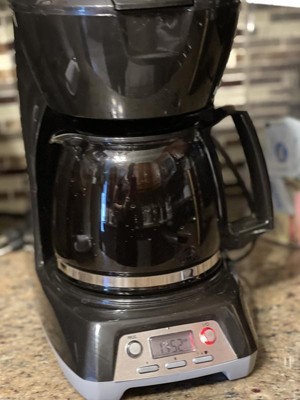 Black And Decker 12 Cup Programmable Coffee Maker In Gray : Target