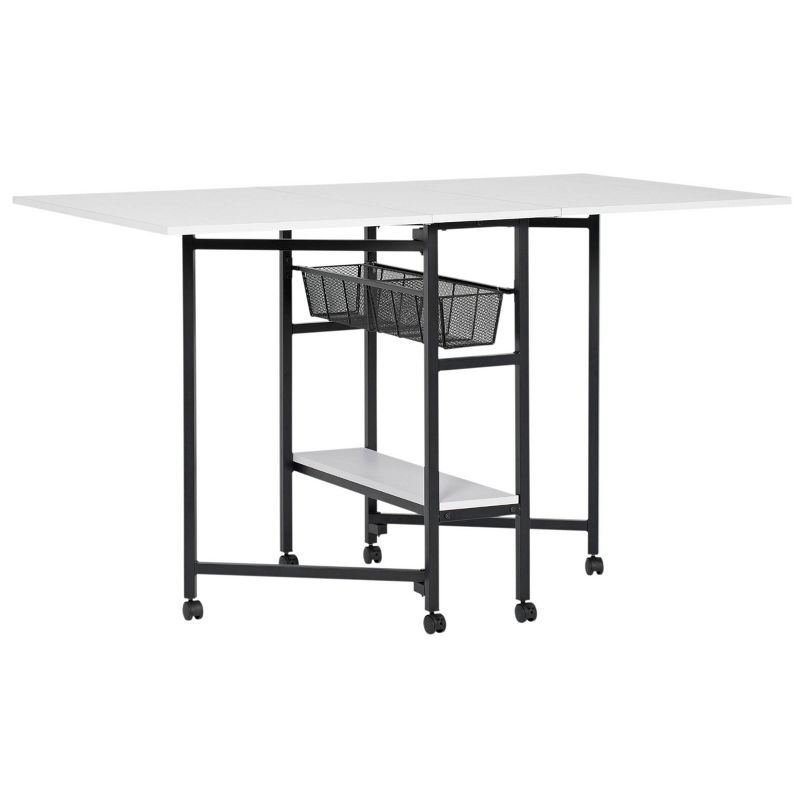 36&#34; Fixed Height Cutting Table with Basket Charcoal/White - Sew Ready, 1 of 18