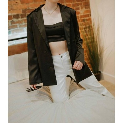 Women's Block Him Blazer Set - Blue Blush