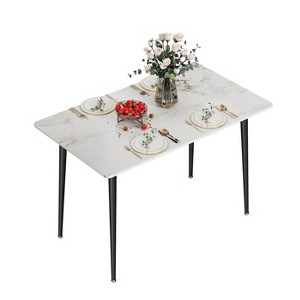 Modern Rectangular Kitchen Dining Room Table No Chair - 1 of 4