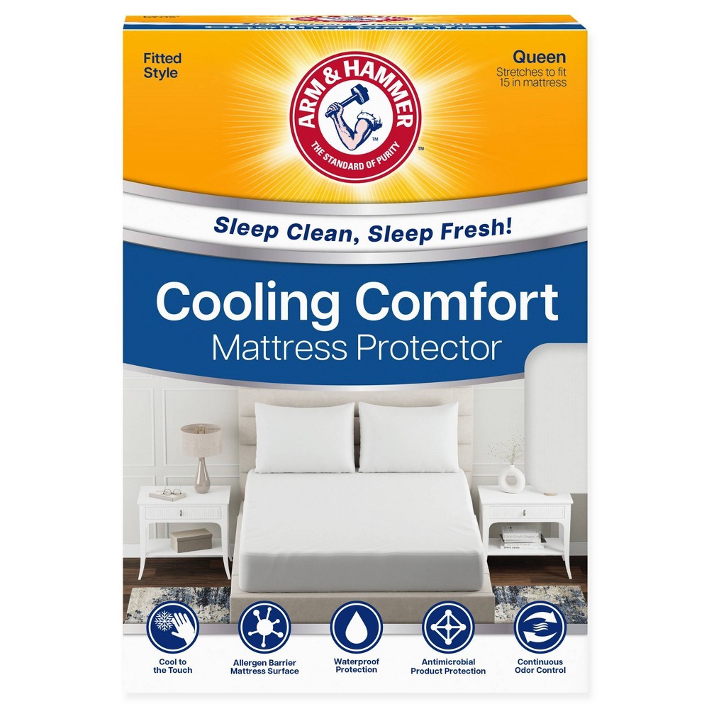Arm & Hammer Queen Cooling Comfort Mattress Protector