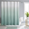 Kate Aurora Spa Essential Aqua Crushed Ombre Fabric Shower Curtain - 72 in. W x 72 in. L - 2 of 4