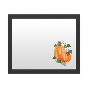 Trademark Fine Art Dry Erase Marker Board with Printed Artwork - Kathleen Parr Mckenna 'Pumpkin And Vines I' White Board - 1 of 4