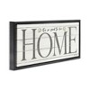 Stupell Industries Good To Be Home Family Inspirational, 25" x 11" - 3 of 4