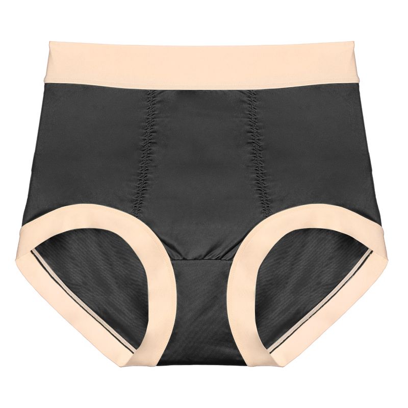 Agnes Orinda Women's Seamless High Rise Laser Cut Brief Comfort Stretchy Underwear, 1 of 6
