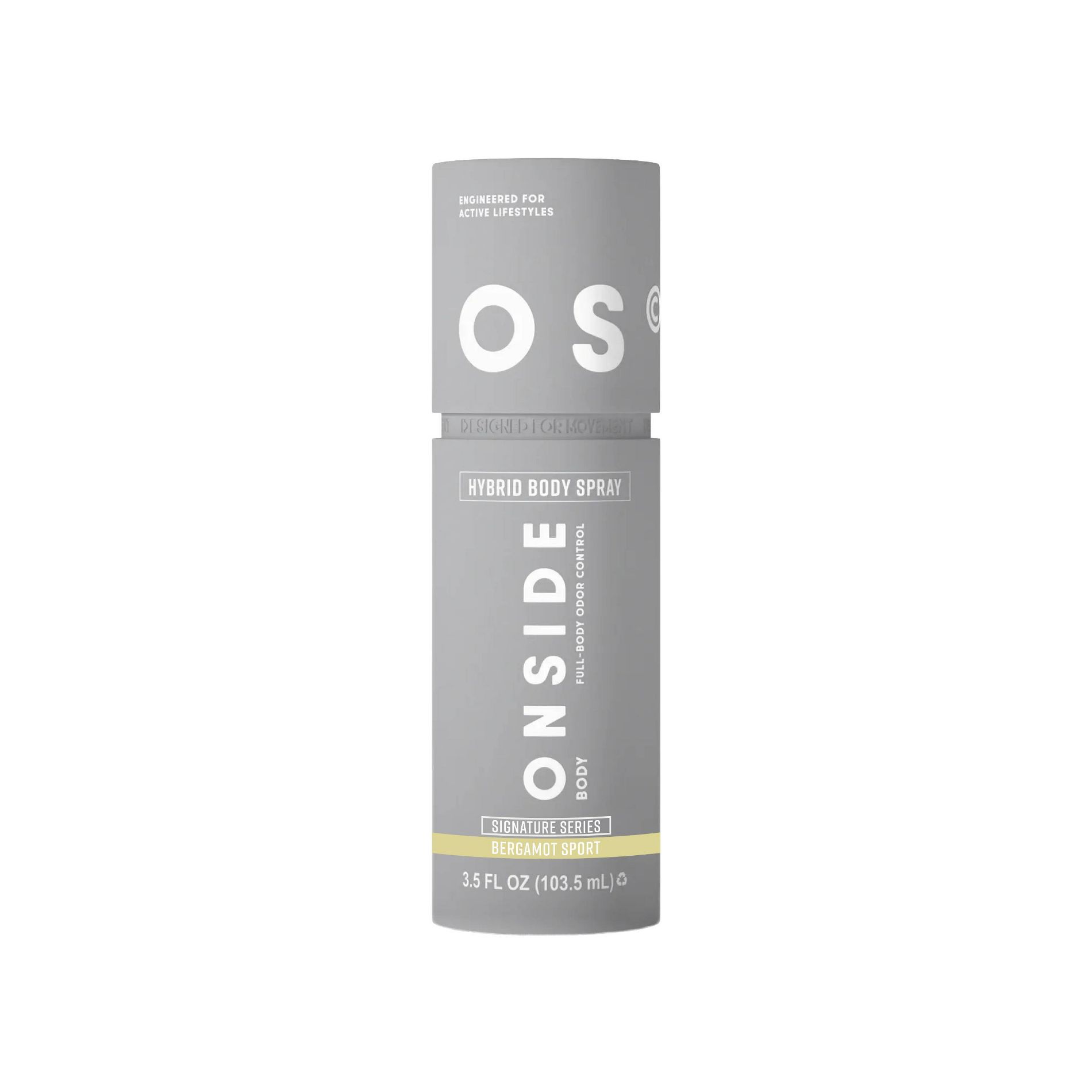 Onside Men's Aluminum-Free All-Over Odor Protection Hybrid Body Spray - Jayson Tatum Bergamot Sport Signature Scent - 3.5 fl oz