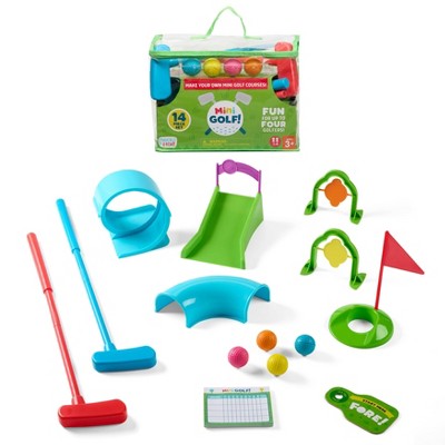 Turn a box into target golf.  Target golf, Kids playing, Toddler