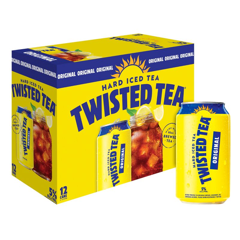 Twisted Tea Original Hard Iced Tea - 12pk/12 fl oz Cans, 1 of 15