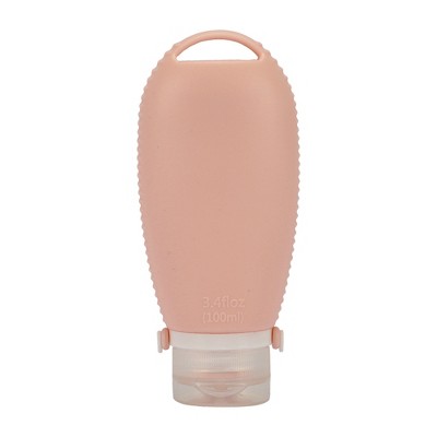 Unique Bargains Portable Hair Brush W/ Strap Silicone Pump Bottle 1 Pc