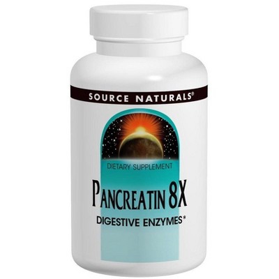 Pancreatin 8X by Source Naturals, Inc.  -  50 Capsule