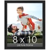 PosterPalooza | Photo Size Decor Black Picture Frame - UV Acrylic, Foam Board Backing, Hanging Hardware - 2 of 4