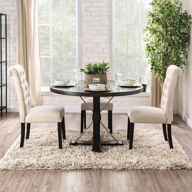 5pc Hedgeburn Round Dining Set - HOMES: Inside + Out, 3 of 12