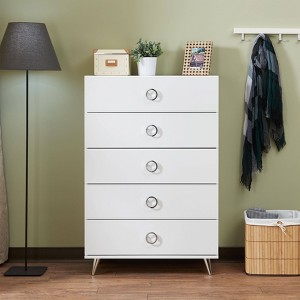 Acme Furniture Elms Dresser White Finish - 1 of 4