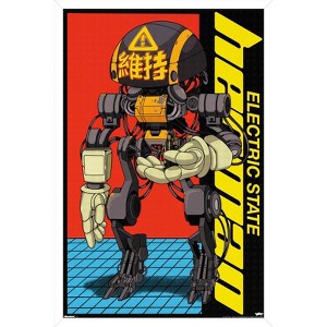 Trends International Netflix The Electric State - Herman by Tuff Luck Framed Wall Poster Prints - 1 of 4
