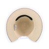 Karen Keith Women's Toyo Braid Sun Hat with Ponytail Opening in Back - 4 of 4