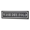 Cheung's Arabella Glossy Black and White Metal Wash Dry Fold Sign - 4 of 4