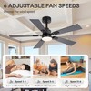 Airsurfer 2-Pack 42" Modern Ceiling Fans with Reversible Quiet Motor, Dimmable 3-Color LED Light, Remote & Memory Function - 3 of 4