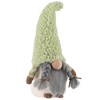 Northlight Gnome Girl in Faux Fur Hat Christmas Figure - 12" - Green - image 3 of 4