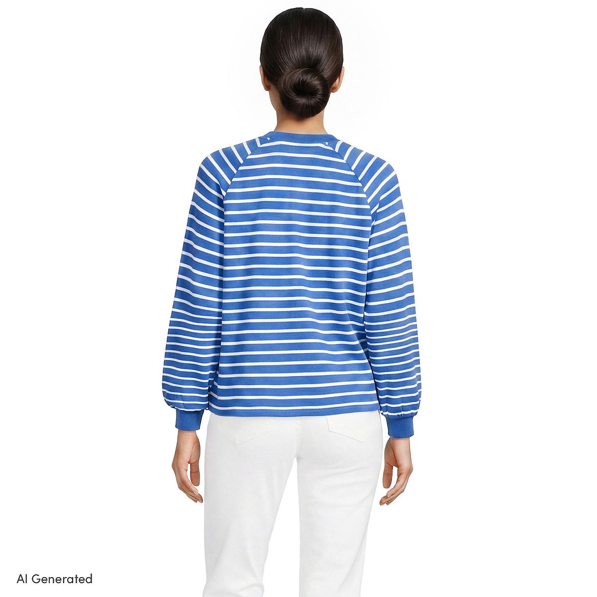 Lands' End Women's Long Sleeve Mariner Henley - thumbnail 10