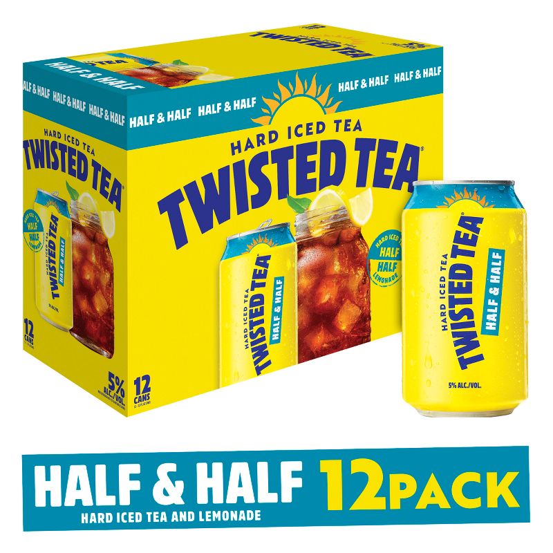 Twisted Tea Half and Half Hard Iced Tea - 12pk/12 fl oz Cans, 4 of 10