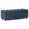 CAVINAS Linen Storage Ottoman Bench,Ottoman with Tufted Diamond Detail and Nailhead Trim for Living Room,Bedroom - 2 of 4