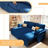 AMERLIFE 2 in 1 Pull Out Sofa Bed with Storage Chaise - 4 of 4