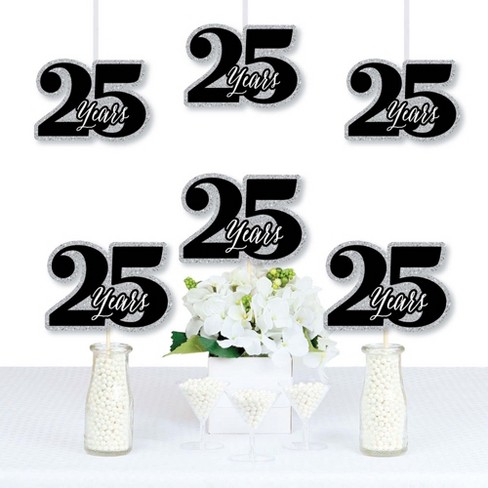 Big Dot Of Happiness We Still Do 25th Wedding Anniversary Decorations Diy Anniversary Party Essentials Set Of 20 Target