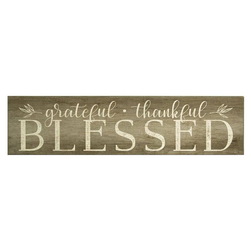 Grateful Thankful Blessed Wall Art - Stratton Home Decor, 1 of 6