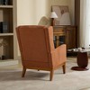 Vynxaria 26.18" Wide Modern Accent Chair,Polyester Blend High Back Reading Chair ,Upholstered Armchair Club Chair,Single Sofa - 3 of 4