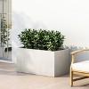 Gulches Lightweight Concrete Planter - Stylish, Durable, and Perfect for Any Patio or Backyard - 2 of 4