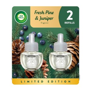 Air Wick Scented Oil Air Fresheners Fresh Pine & Juniper - 1.34 fl oz/2ct - 1 of 4
