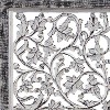Royal Hampton Carved Mango Wood Wall Decor| 36 Inch Square Wall Panel I Handcrafted Distressed Black & White - 4 of 4