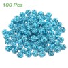 Unique Bargains Pave Crystal Sparkly Round Necklace Bracelet Rhinestone Beads 100 Pcs - 3 of 4