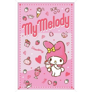 Trends International Hello Kitty and Friends: 23 My Favorite Flavor - My Melody Framed Wall Poster Prints - 1 of 4